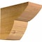 Ekena Millwork Crestline Rough Sawn Rafter Tail, Western Red Cedar, 6"W x 10"H x 12"L RFT06X10X12CRE00RWR - alternate 1